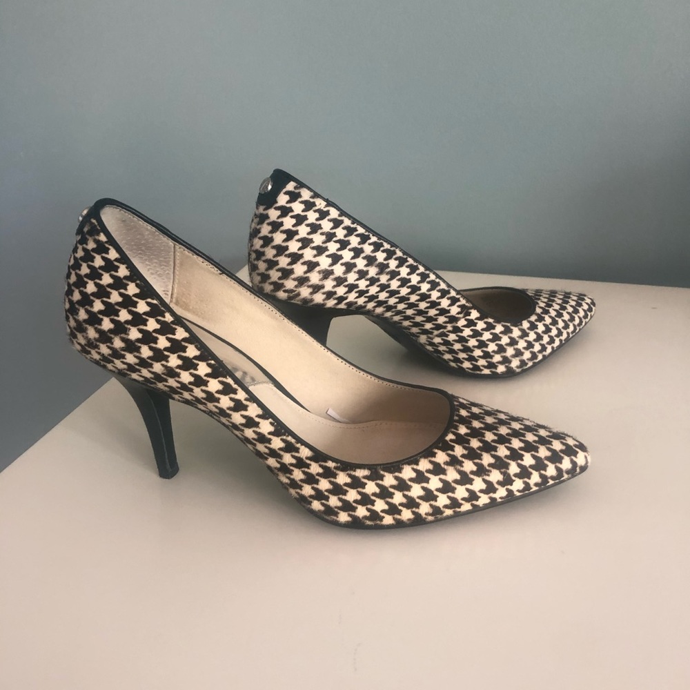 Michael Kors Houndstooth Calf Hair Pumps